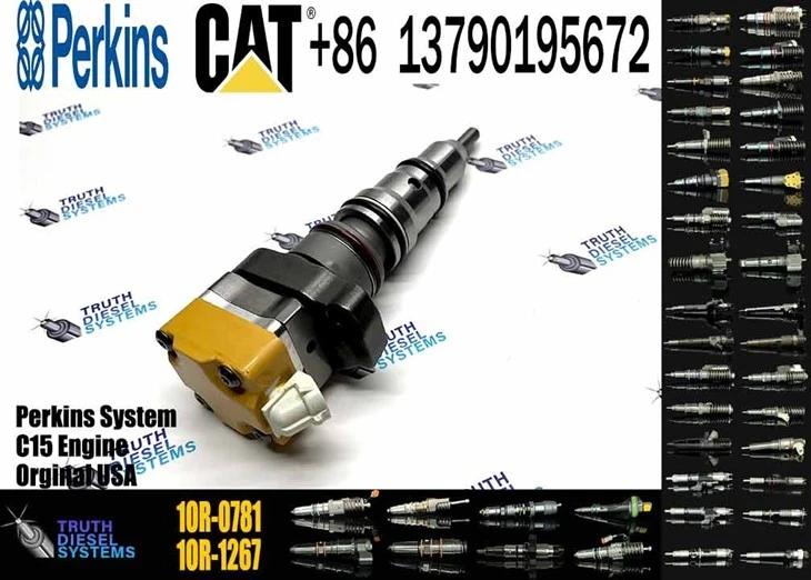 Caterpillar Injector 3126 Fuel Injector E322c Engine 3126B 10R-0782 128-6601 178-0198 10R0782 For Construction Machinery Parts Original New Injector high quality